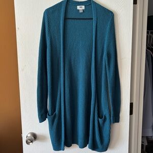 Old Navy Teal Knit Cardigan